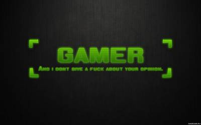background "Gamer"